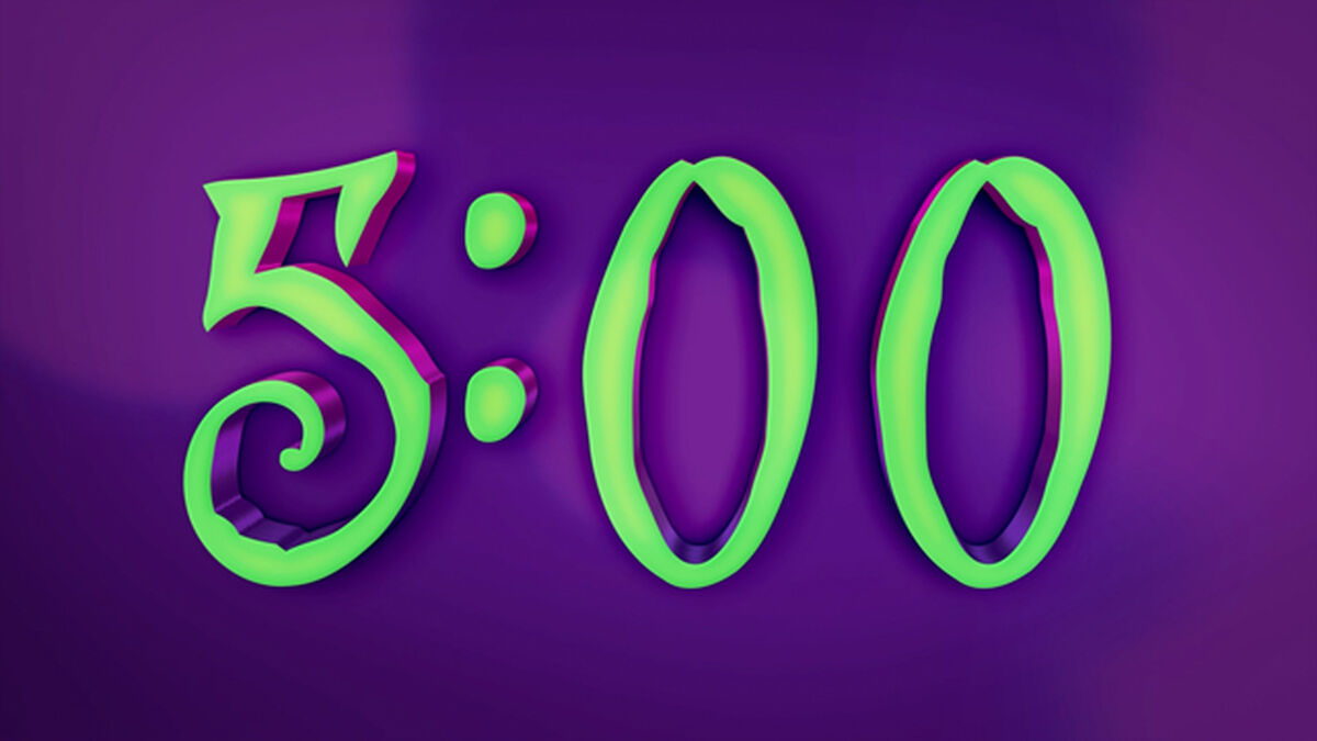 Purple Spooky Countdown image number 1